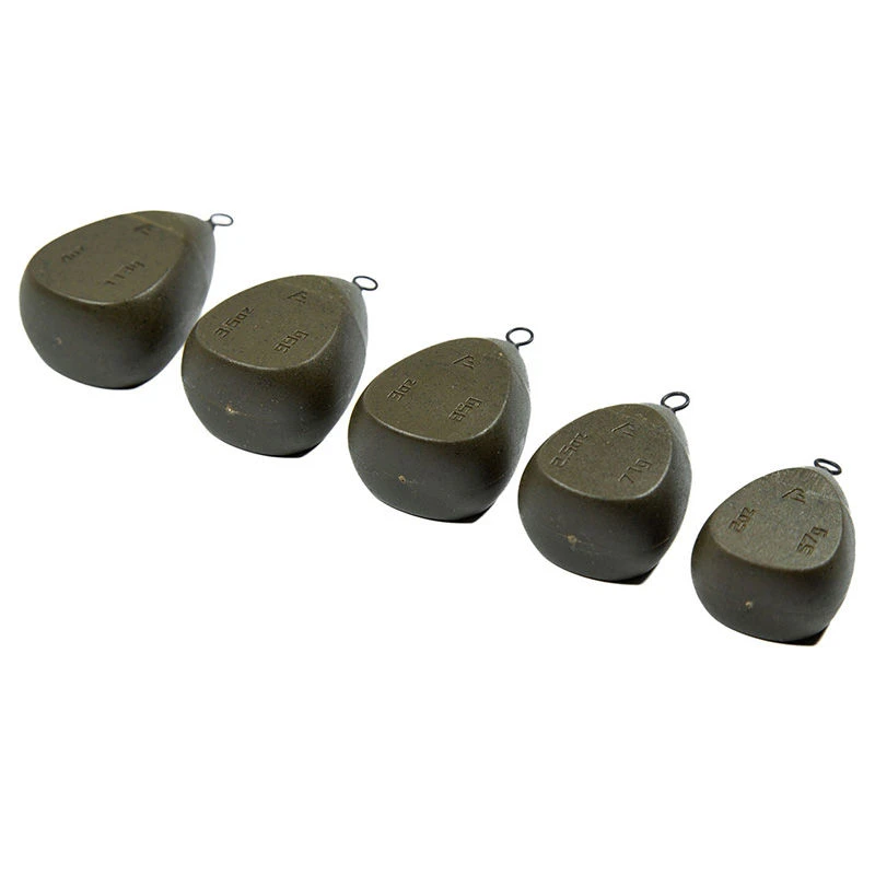 Evolve Tackle Flat Pear Swivel Weights